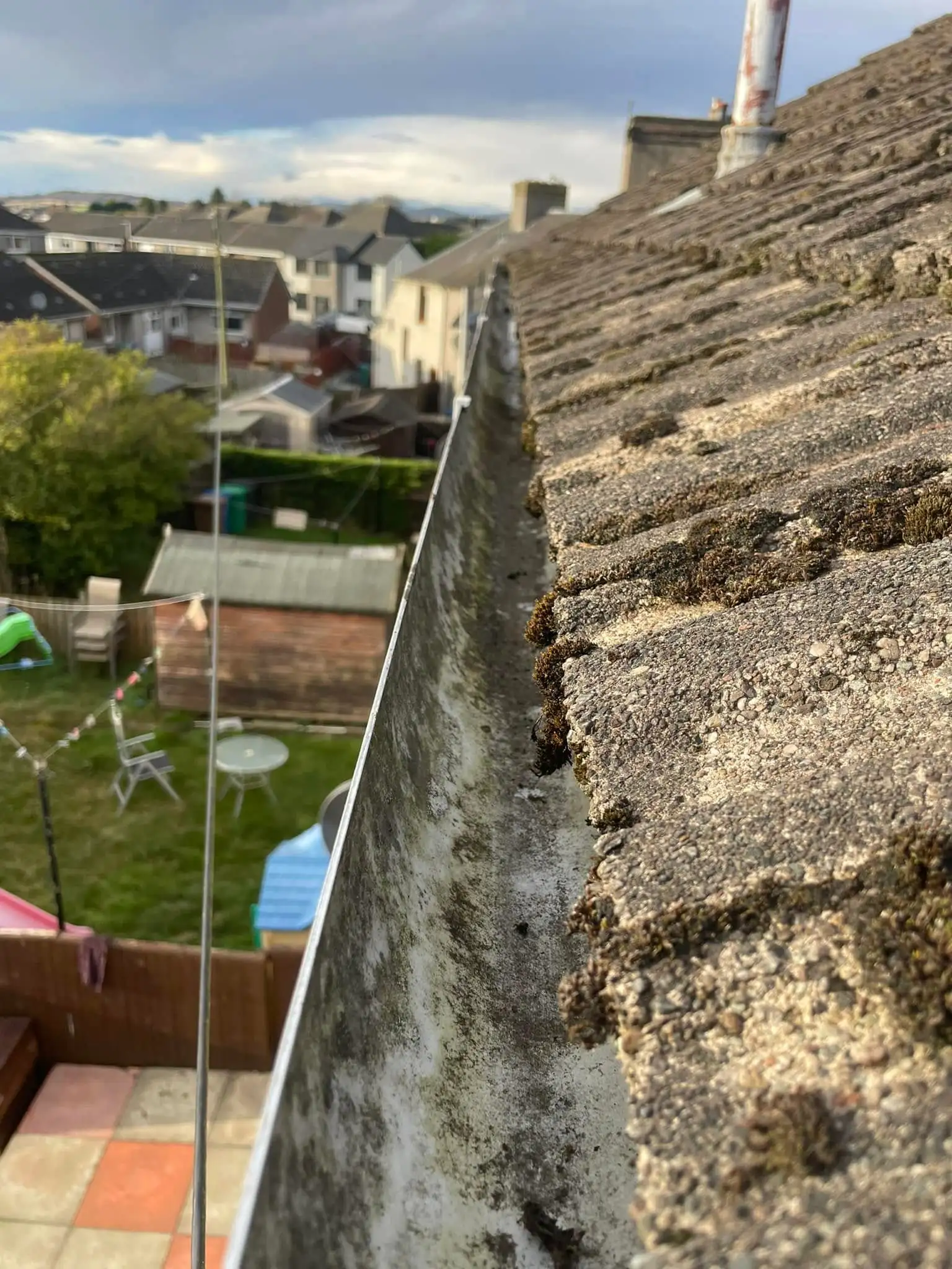 Gutters cleared — Fife residential