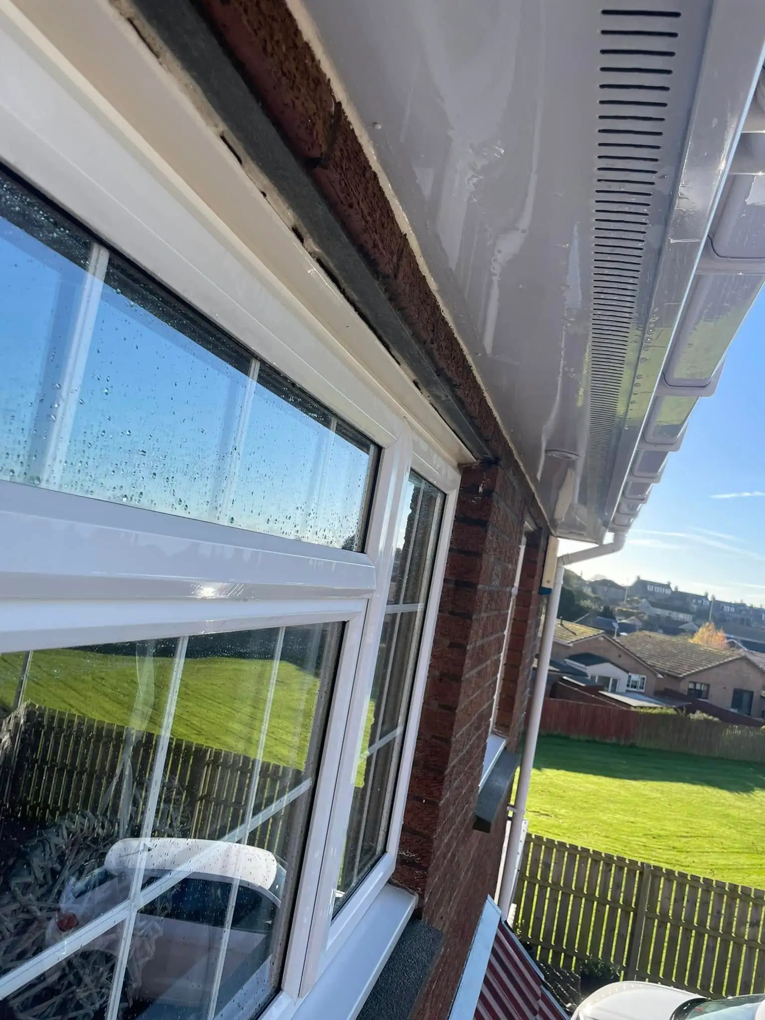 Soffit and fascia boards on a residential property in Fife
