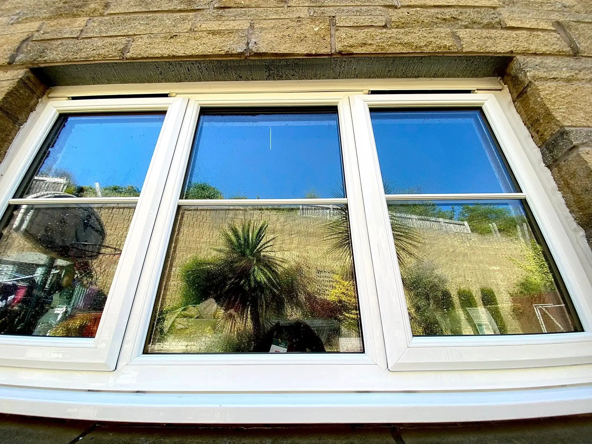 Window clean — Kirkcaldy terraced house